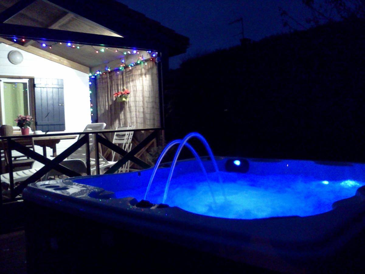 Chalet Zure Ondoan - Spa Et Piscine Chauffee Tarnos Extérieur photo